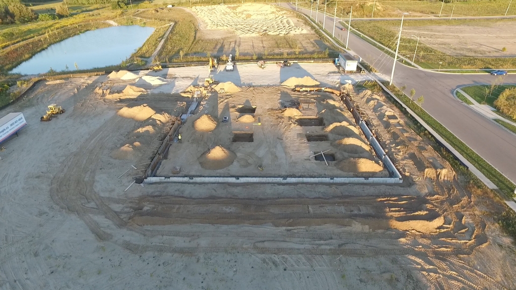 SHIMCO Site - Pouring Foundation